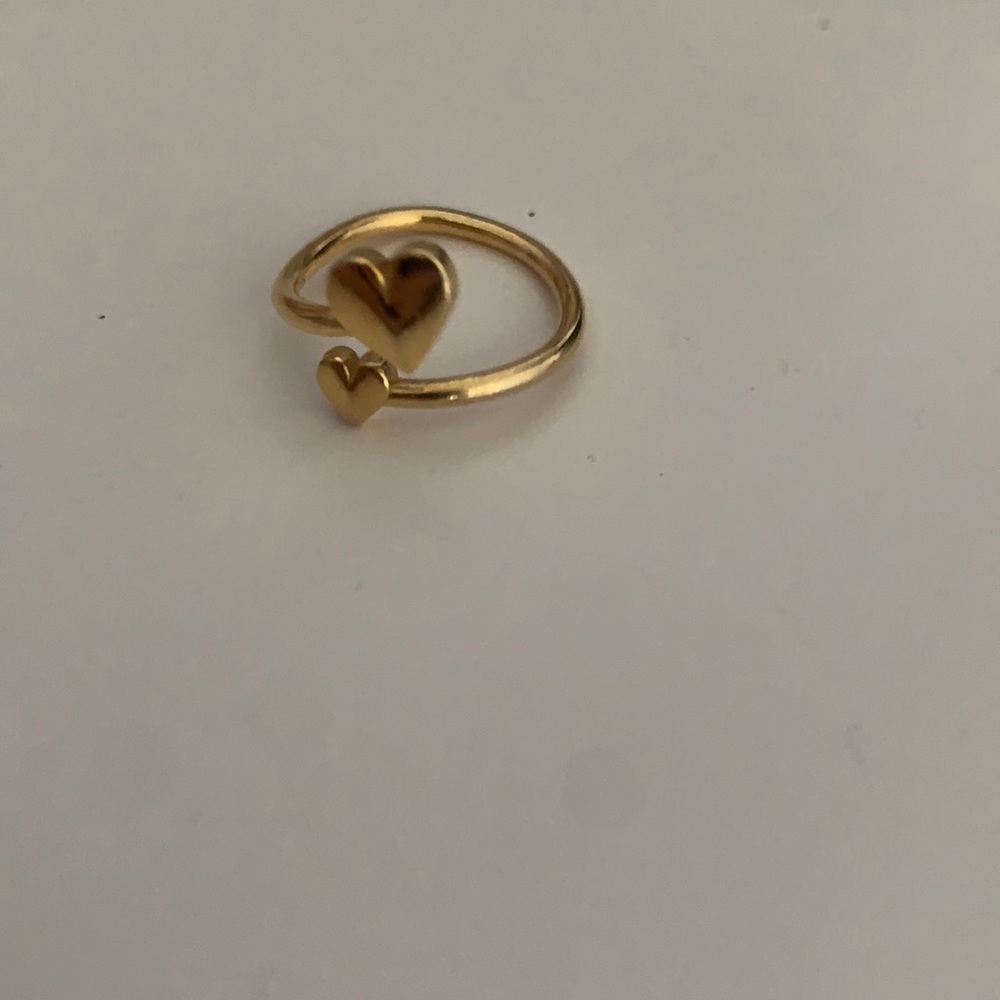 Alex and Ani adjustable heart ring